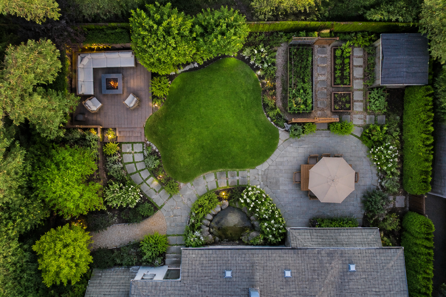 A bird's-eye view is the fastest way to spot whether your zones actually relate to each other.
